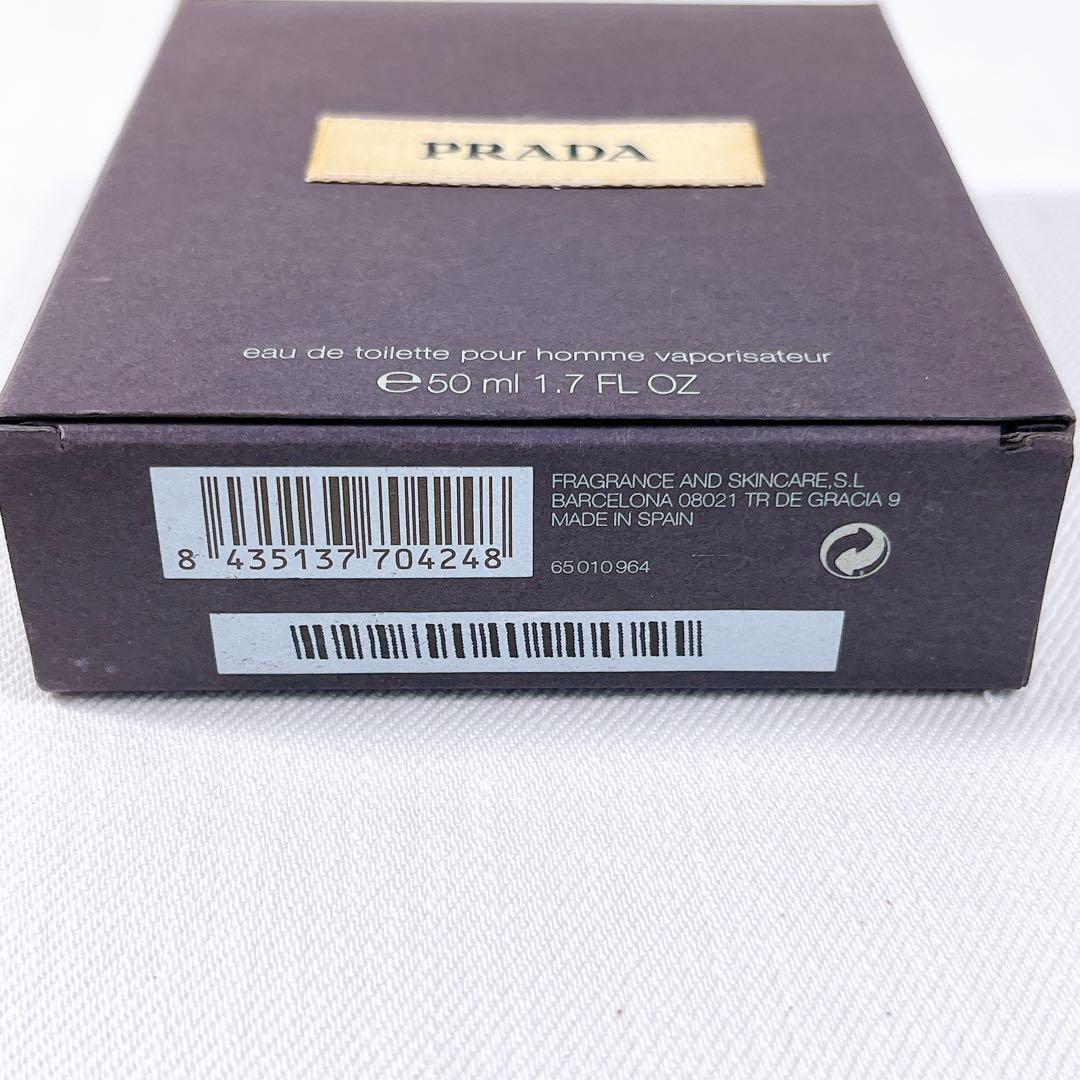 残量約90％以上 PRADA マン 50ml オーデトワレ 香水