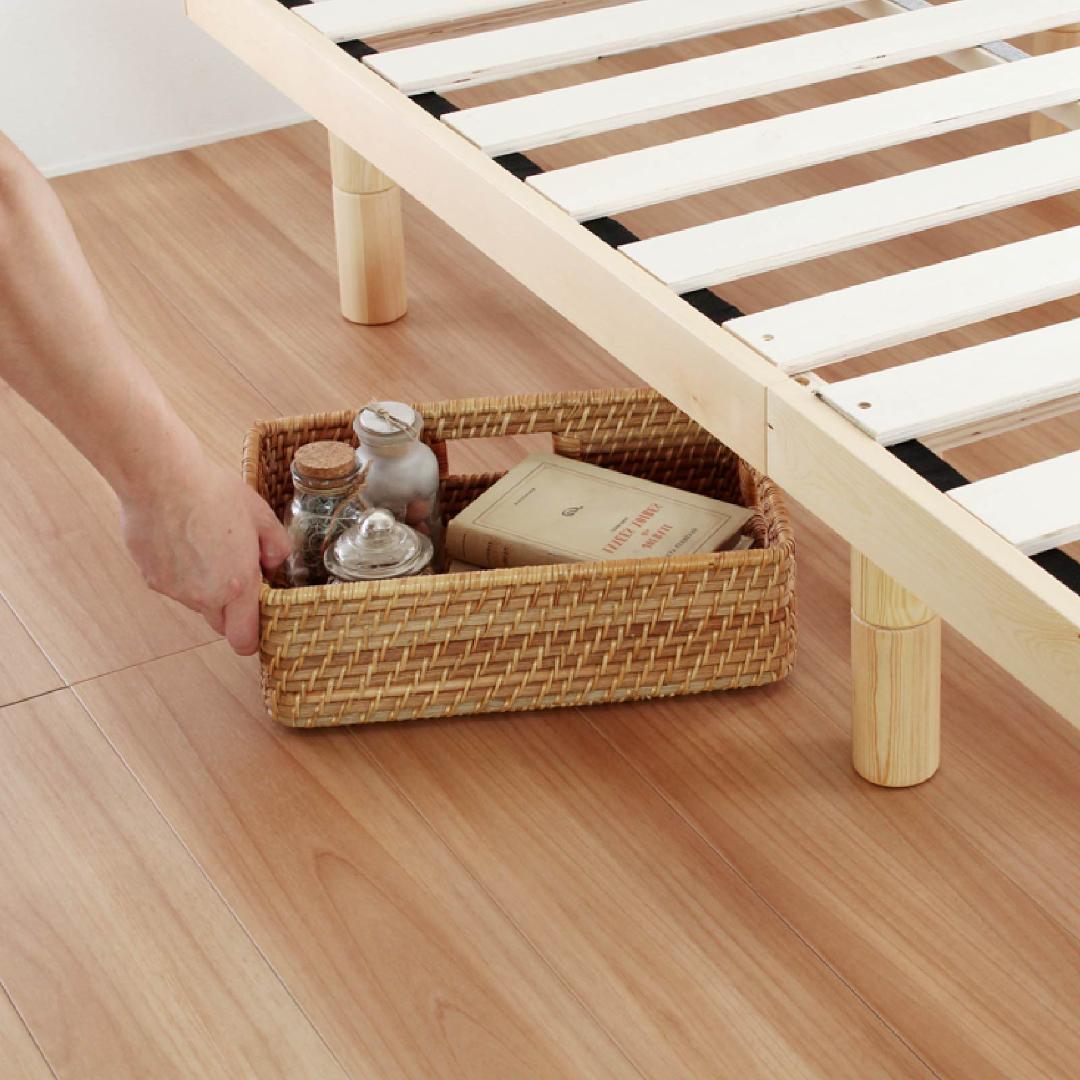 シングル　スノコベッド　高さ３段階　天然木　合格パイン材　新品送料込