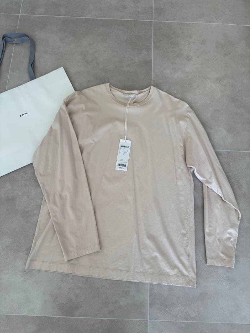 未使用★ATONカットソー★エイトンオーラリーcomoriフレッシュサービス