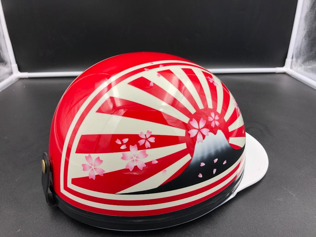 コルク半　カスタム　富士日章　三つボタン　赤白　(桜無し)　高級クリヤ送料無料