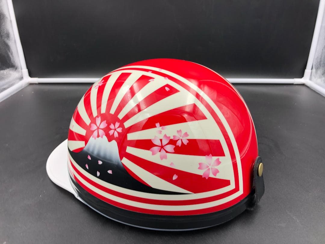 コルク半　カスタム　富士日章　三つボタン　赤白　(桜無し)　高級クリヤ送料無料