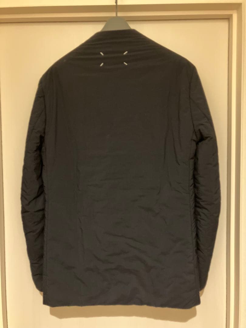 メゾンマルジェラ　ノーカラー　ナイロンジャケット　maison margiela