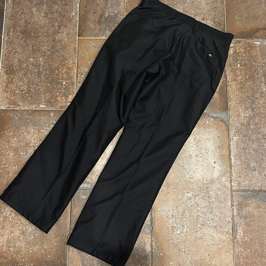 J.LINDEBERG ジェイリンドバーグ センタープレス パンツ　ブラック系