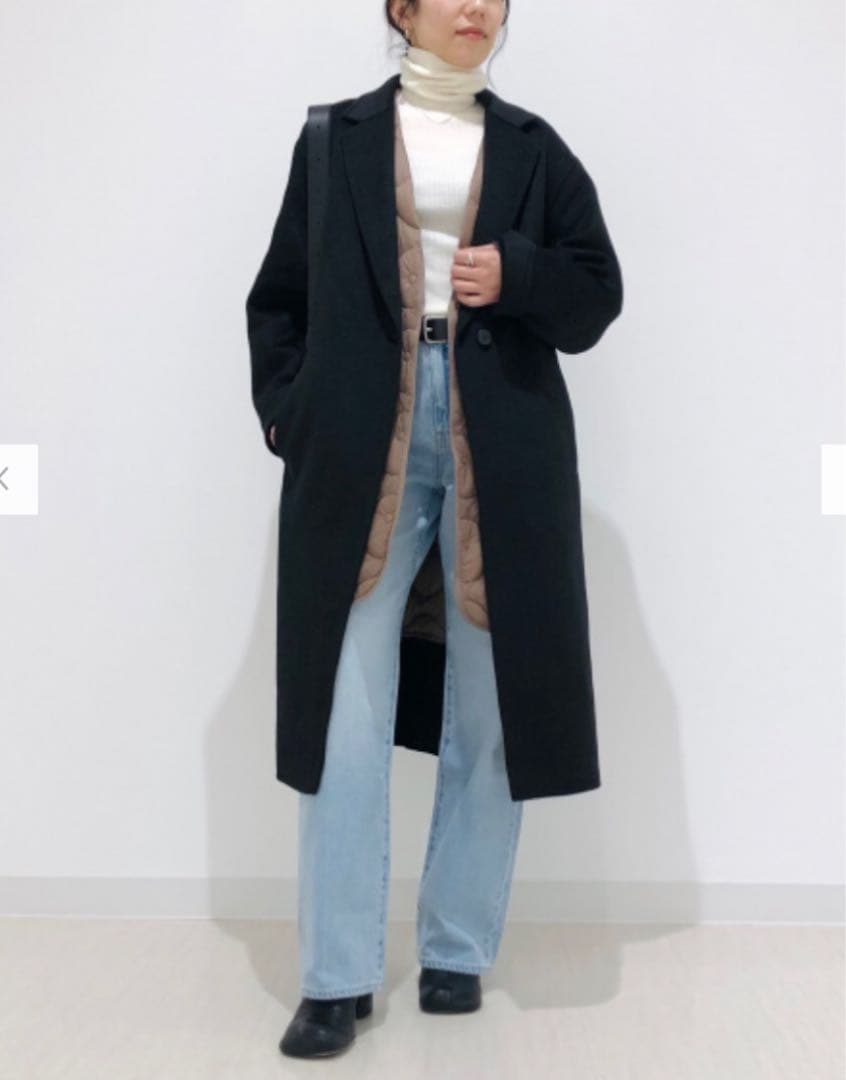 UNIQLO ウルトラライト ロング タウンベスト　L brown