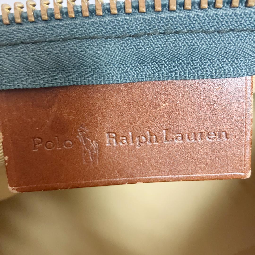 B617【2way】Polo Ralph Lauren★チェック柄ボストンバッグ