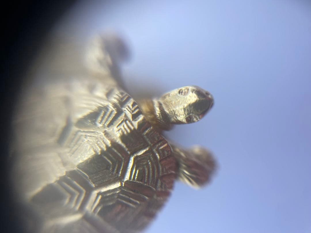 軒*グ様 K18 金　カメデザイン ネクタイピン