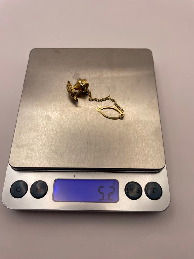 軒*グ様 K18 金　カメデザイン ネクタイピン