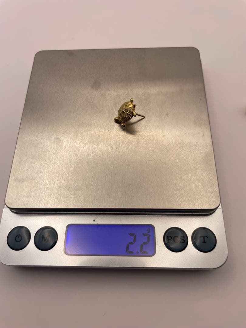 軒*グ様 K18 金　カメデザイン ネクタイピン