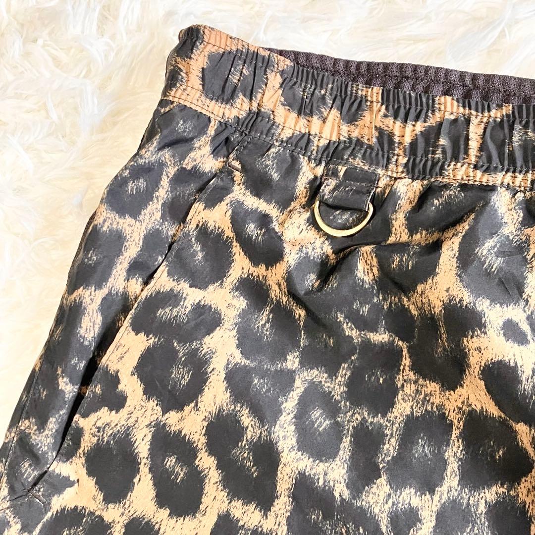 美品 希少 NIKE × FCRB.レオパード ハーフパンツ セットアップ