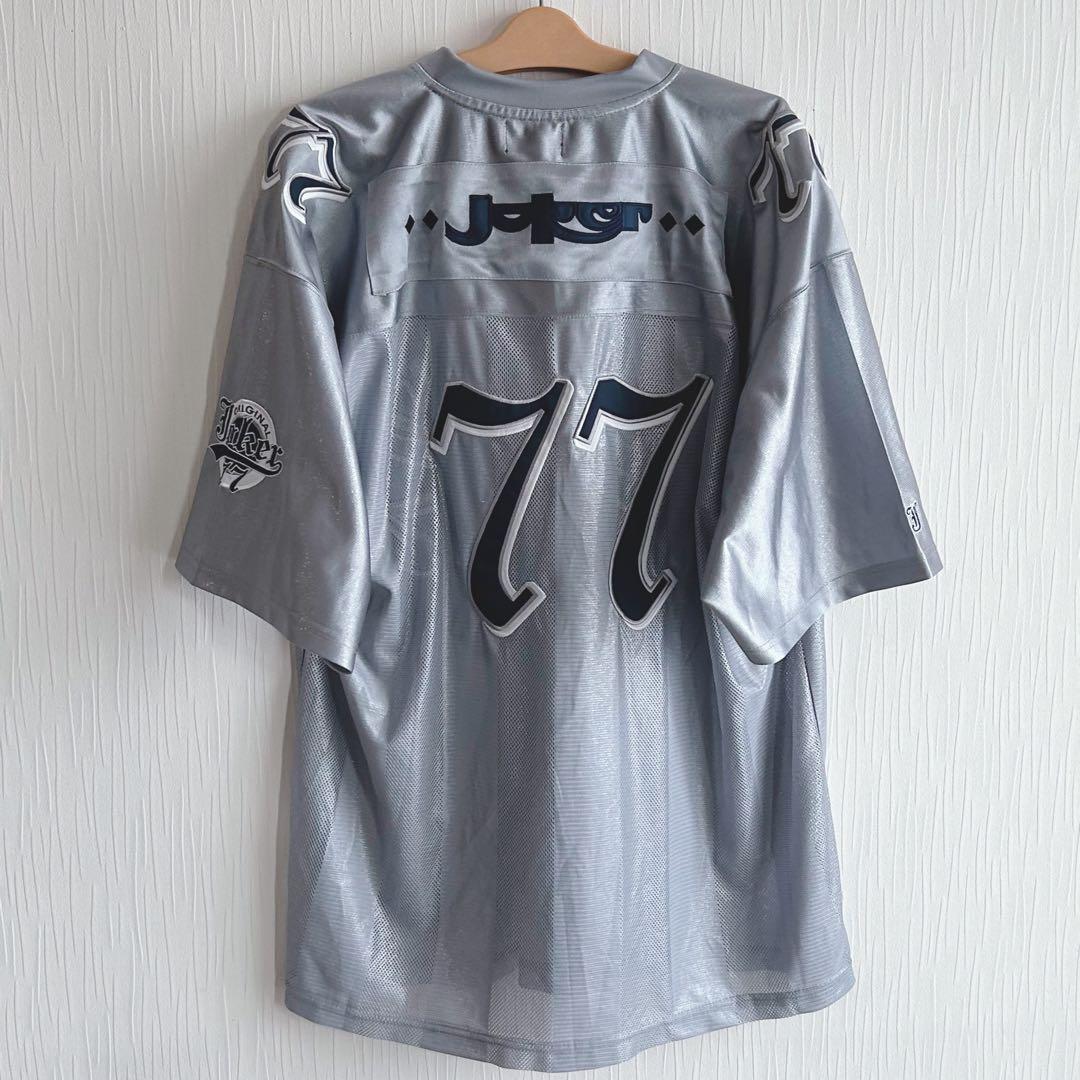 JOKER BRAND フットボールシャツ XL シルバー ジョーカーブランド