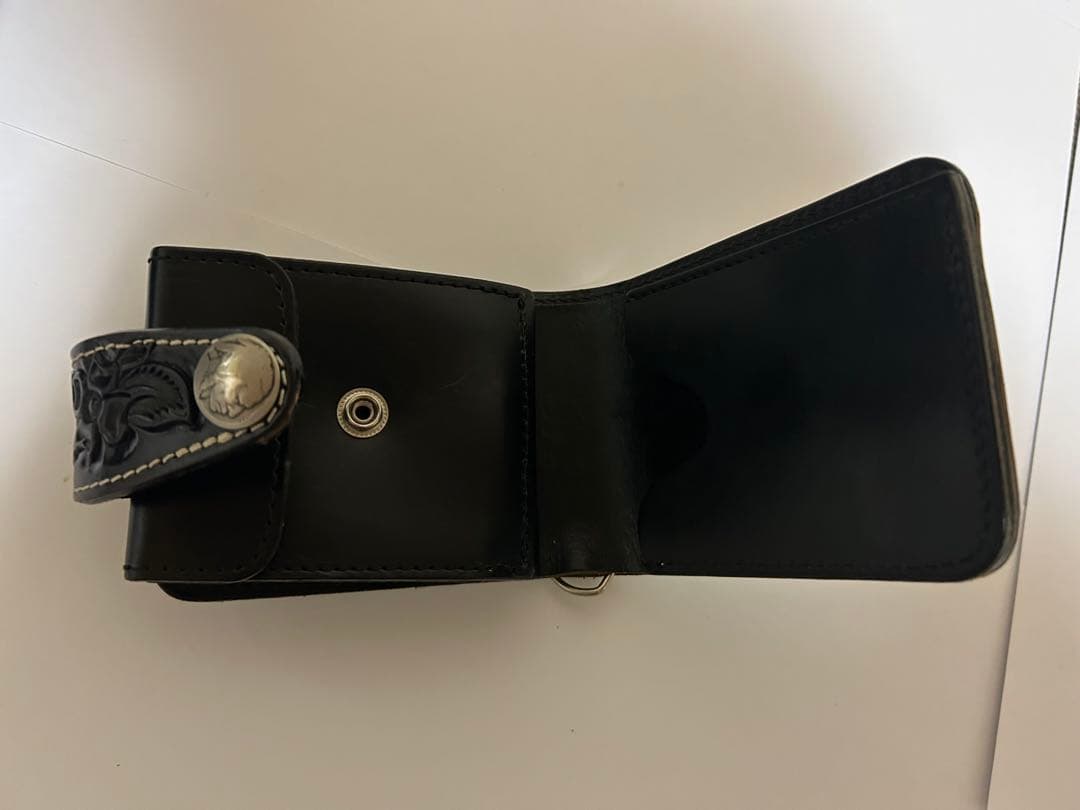 コーくんパパ アルズニ ALZUNI 本革二つ折り財布 カスタム コンチョ