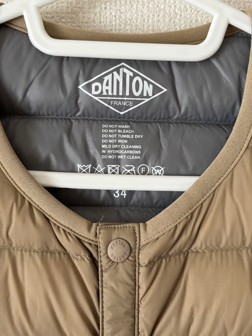DANTON ダウンベスト サイズ34