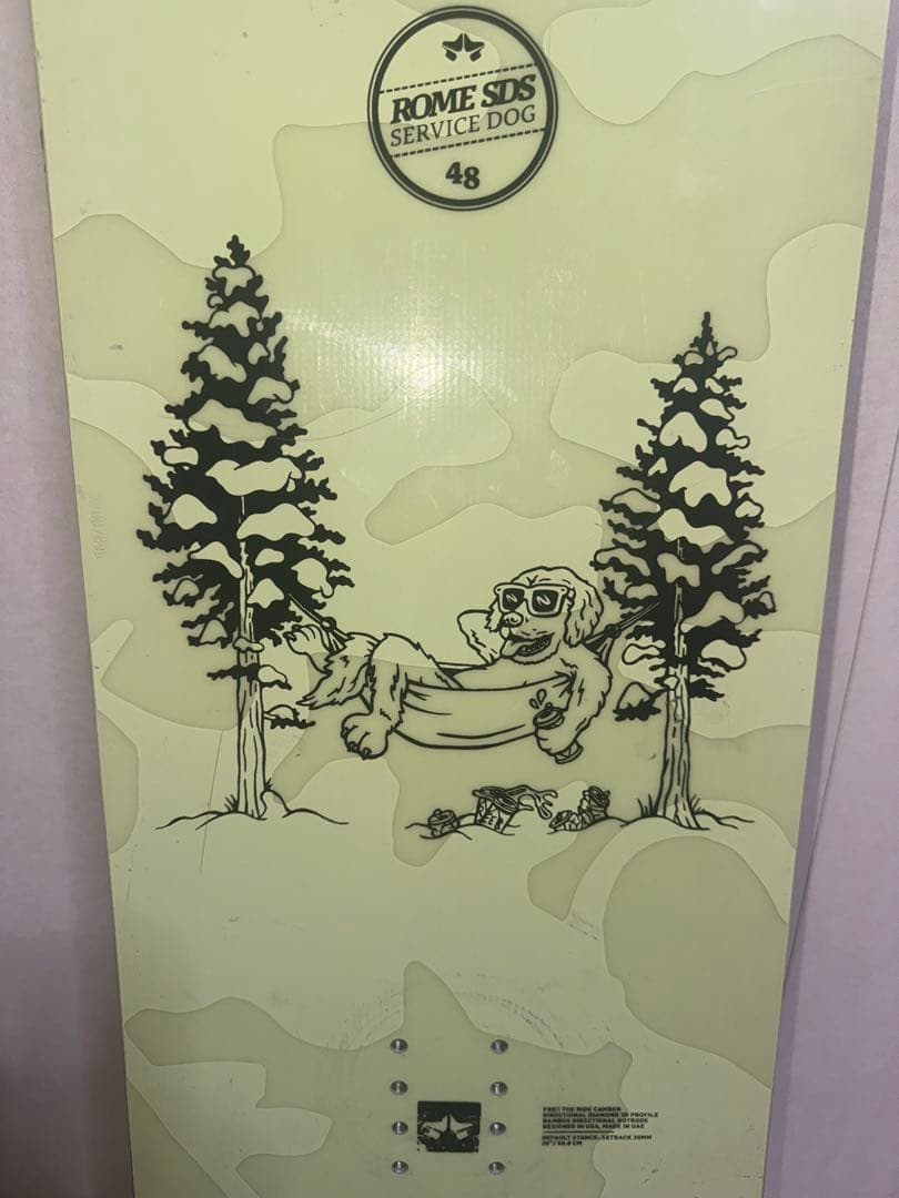 スノーボード rome sds service dog 148 20-21