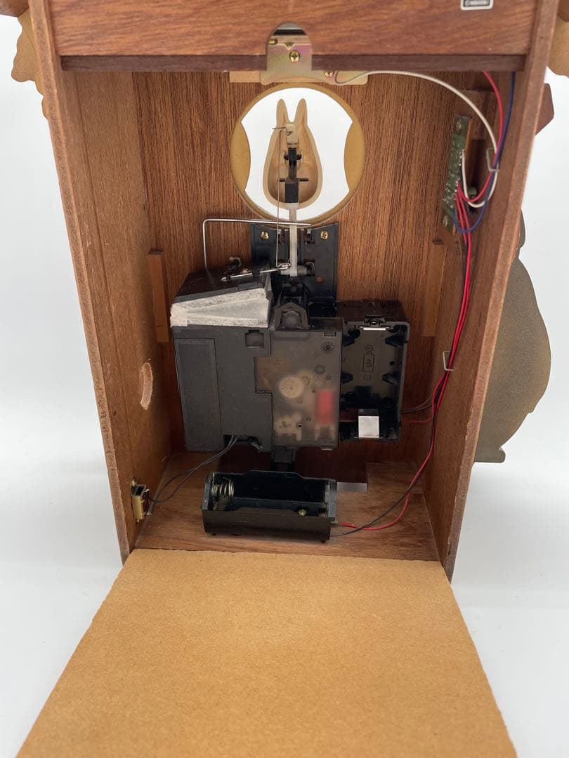 となりのトトロ 壁掛け時計4MJ806RH M1838N PM-15木製ジブリ②