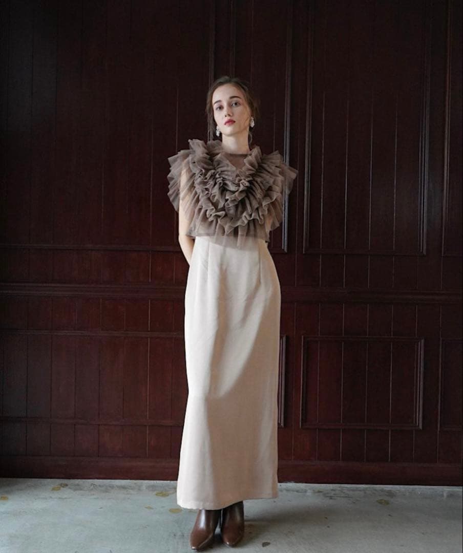 【値下げ】 acka ドレス　ワンピース　結婚式　二次会