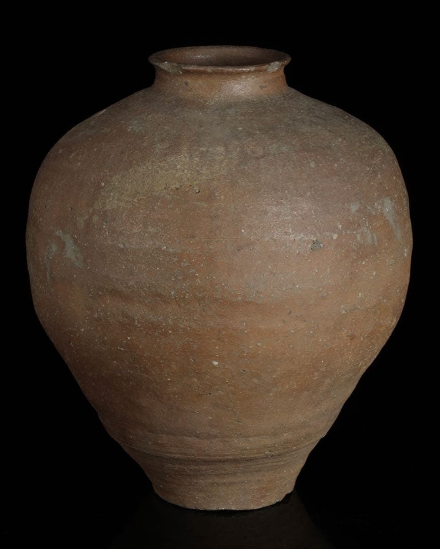 信楽焼 古信楽 大壺 高さ44.5cm 室町時代 古壷 古陶磁 古美術 骨董品