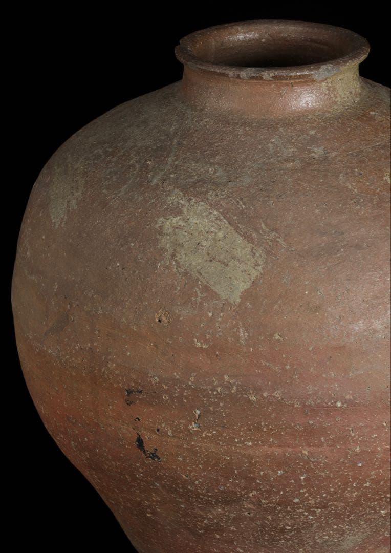 信楽焼 古信楽 大壺 高さ44.5cm 室町時代 古壷 古陶磁 古美術 骨董品