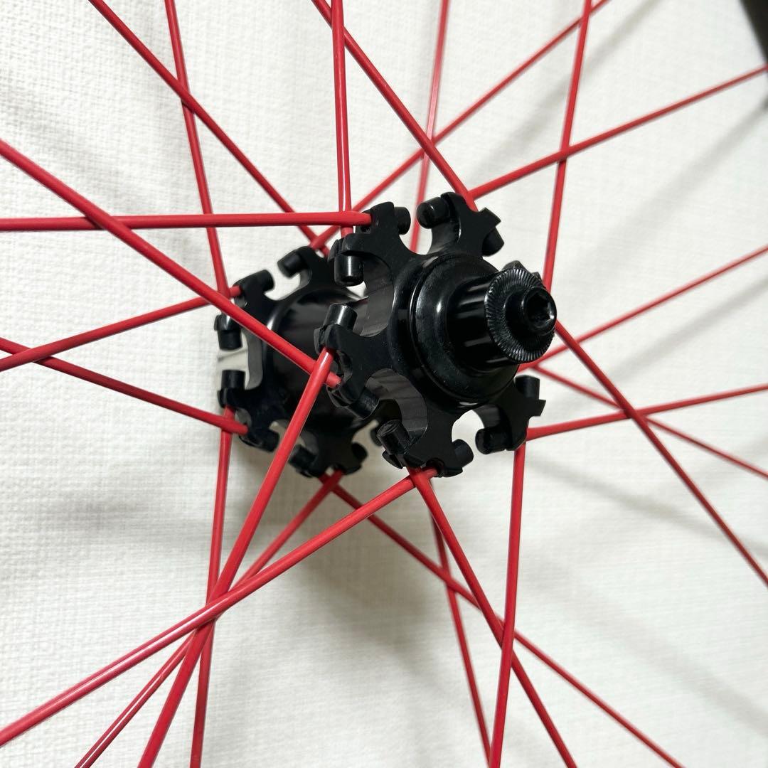 スピナジー　F・Rホイール ザイロンスポーク赤