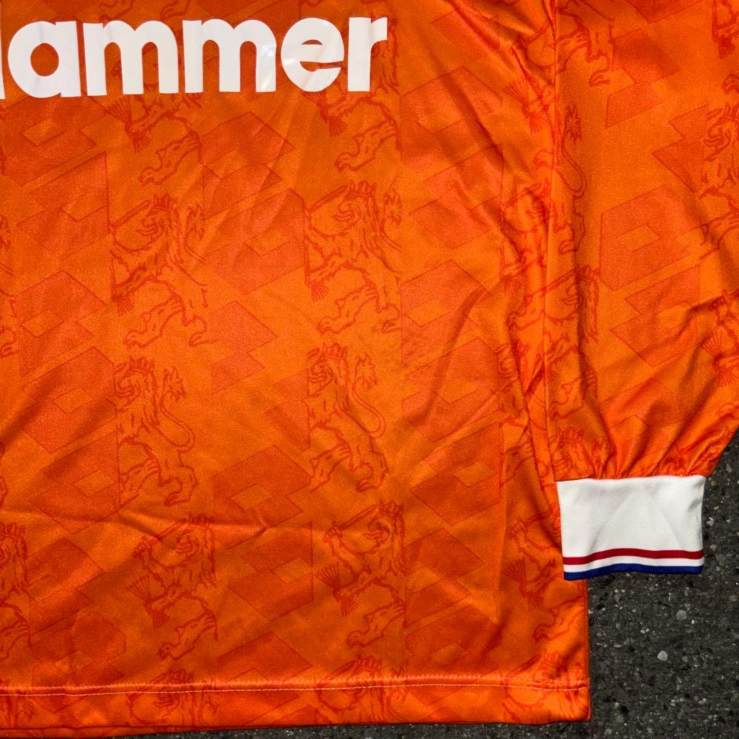 90s Lotto イタリア製 サッカー オランダ代表 ゲームシャツ 7番