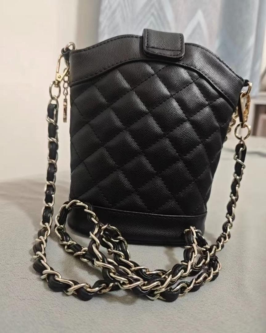 ノベルティ ブラック ミニショルダー2way~~·