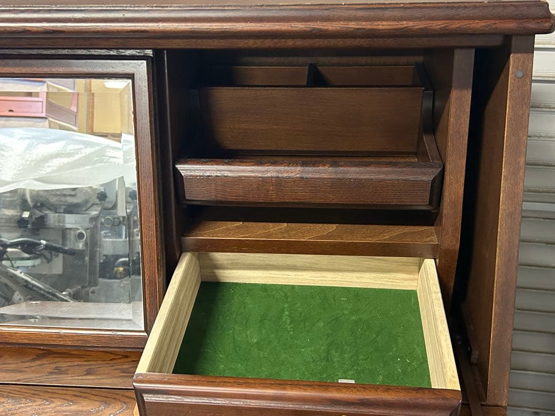 ☆GD234【中古品】ライティングビューロ アトランタ クリ材　幅85cm