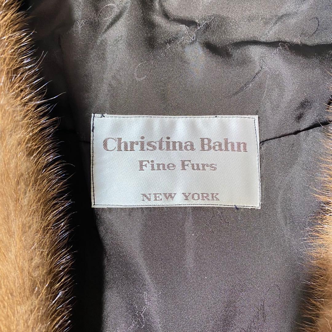 Christina Bahn✨デミバフミンク リアルファー ショール 毛並み◎