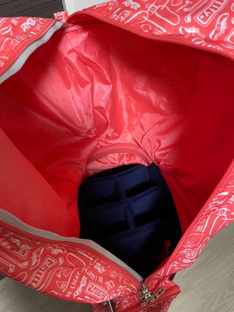 【メロンパン】Munsingwear 赤 キャディバッグ