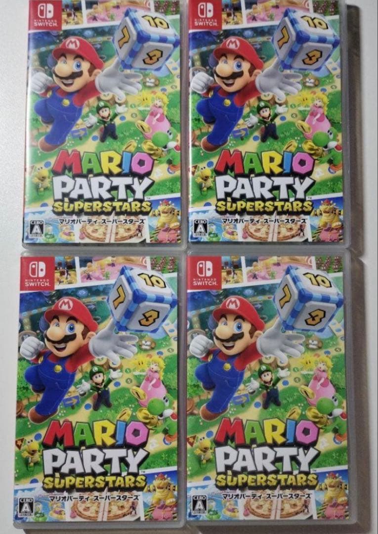 Switch マリオパーティ スーパースターズ 4点