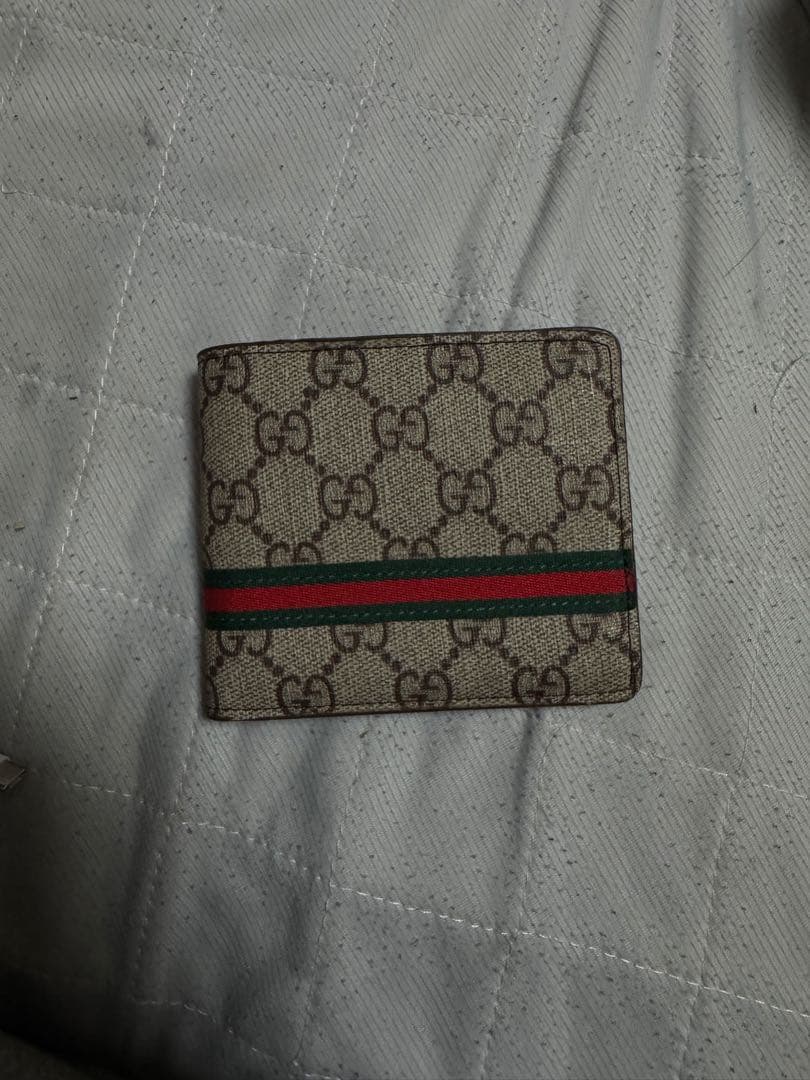 Gucci GGキャンバス 二つ折り財布