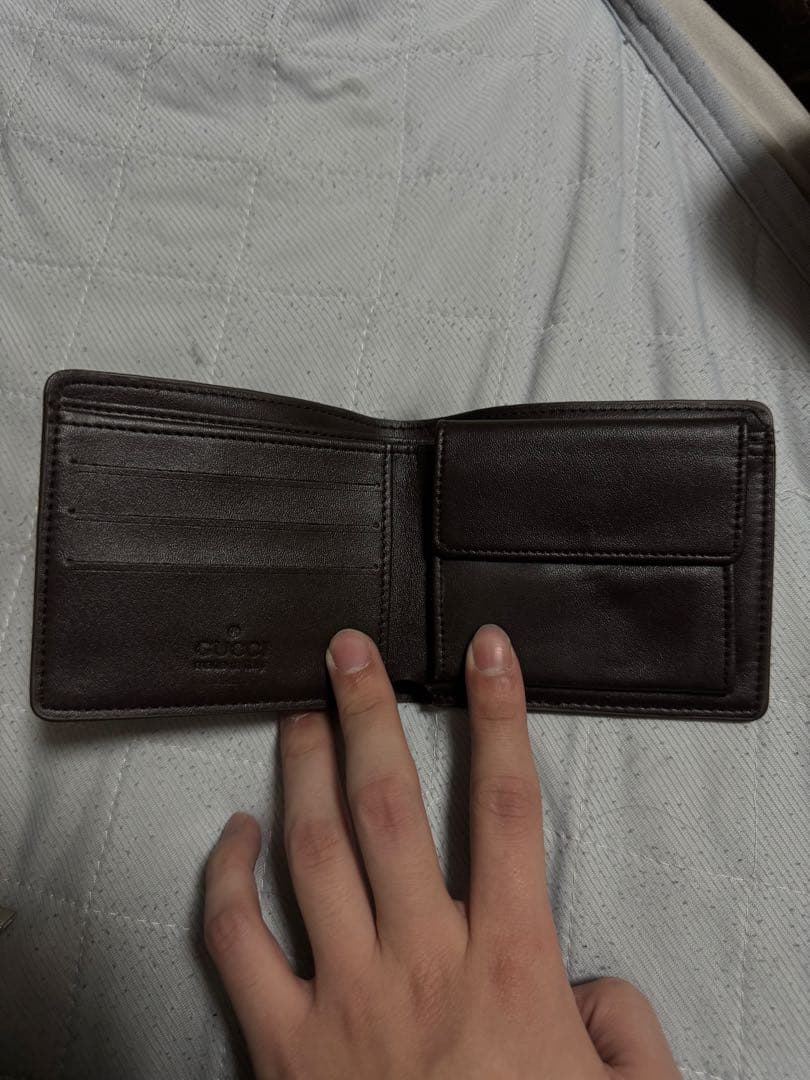 Gucci GGキャンバス 二つ折り財布