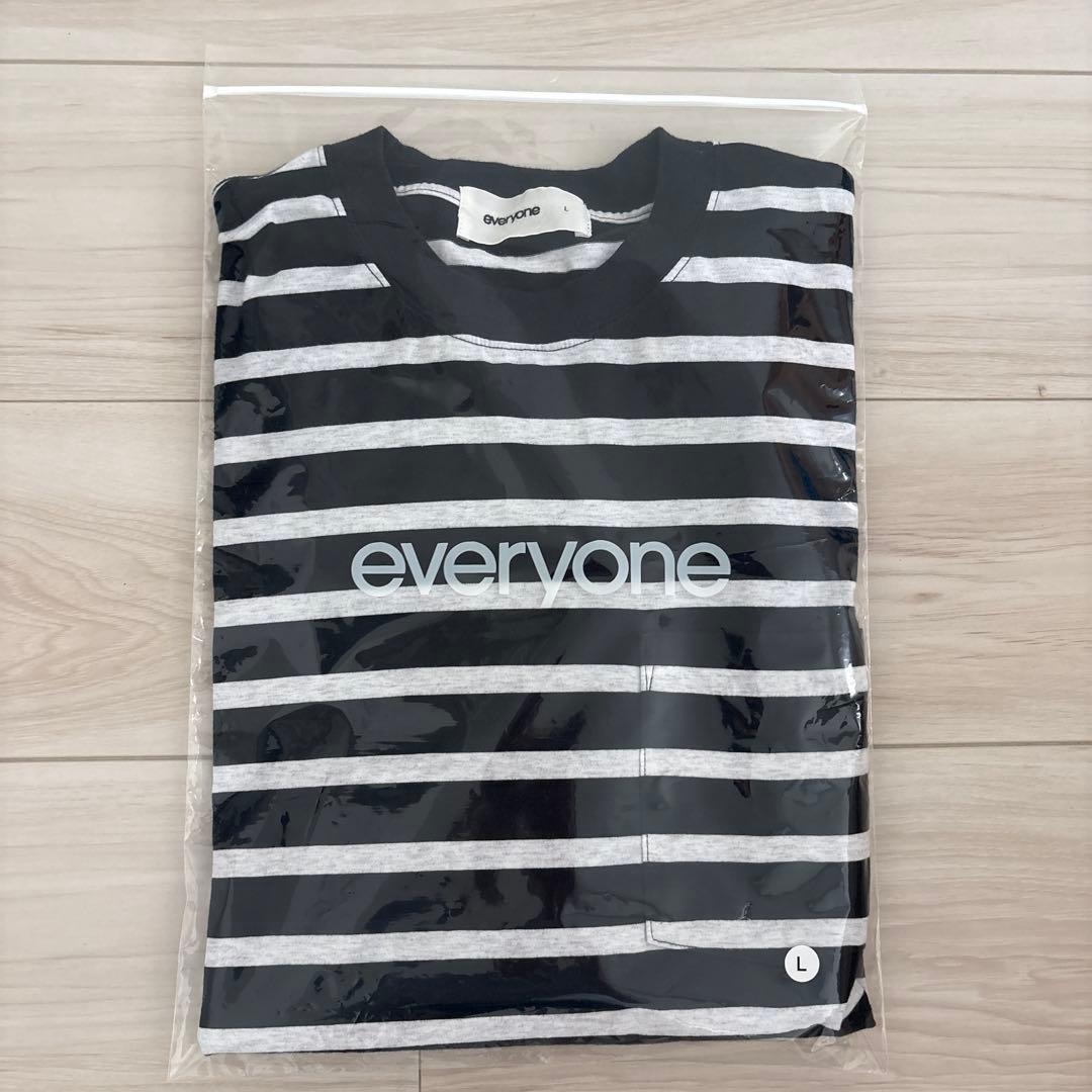 トップス everyone border short sleeve tee shirt L