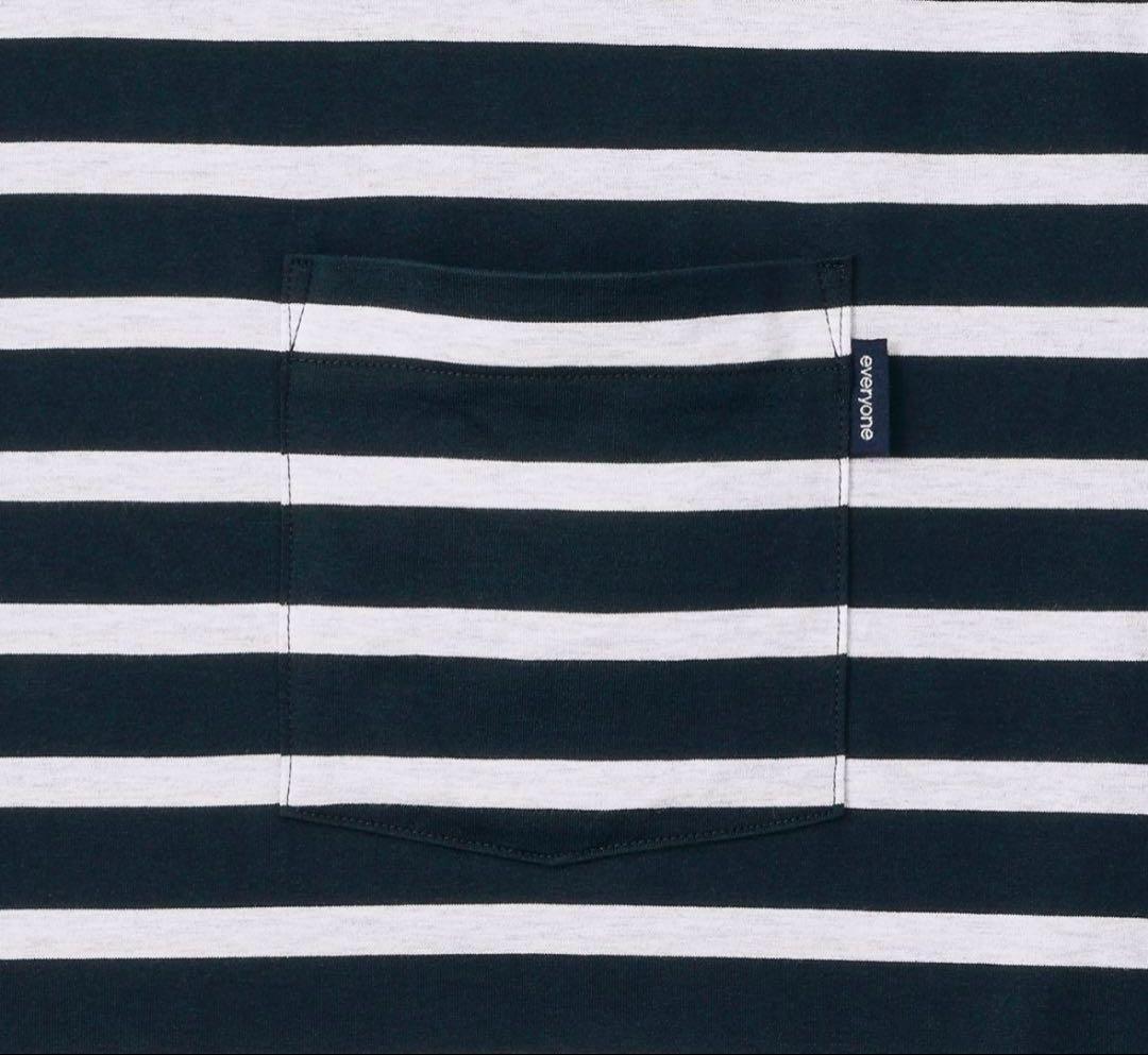 トップス everyone border short sleeve tee shirt L