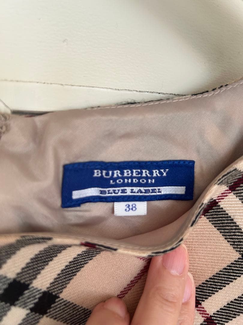 Burberry チェック柄 ワンピース　38
