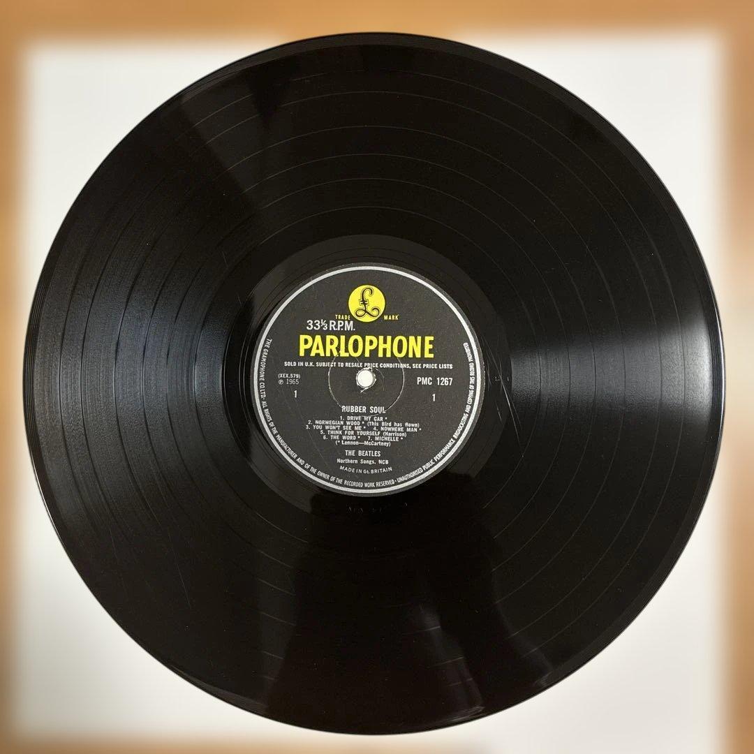 ビートルズ 名盤 レコード ラバーソウル UKオリジナルモノ盤 マト1/1