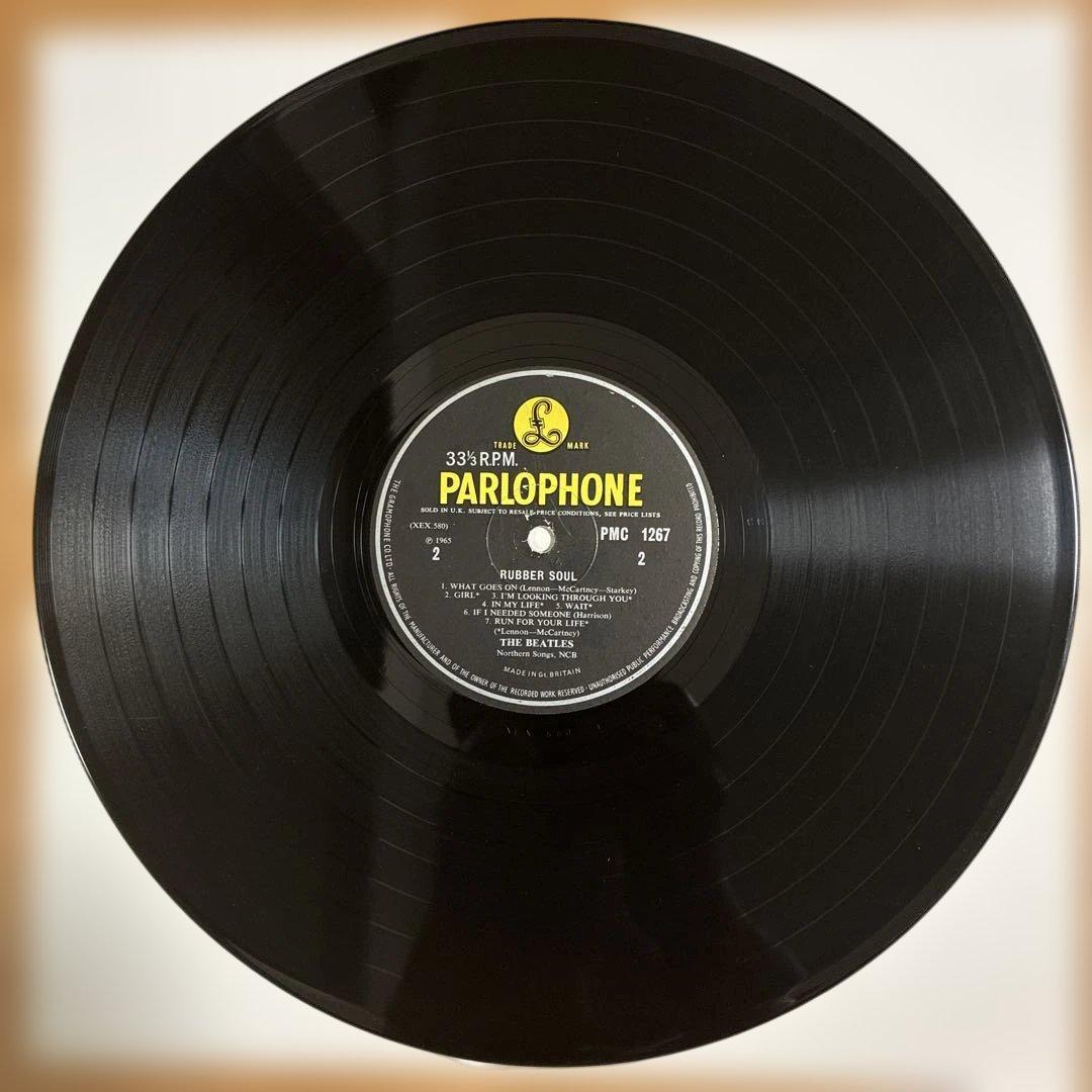 ビートルズ 名盤 レコード ラバーソウル UKオリジナルモノ盤 マト1/1