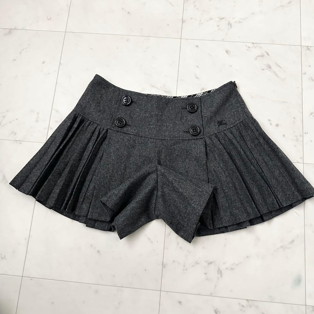 極美品❤️BURBERRY BLUE LABEL キュロット　ミニスカート　M