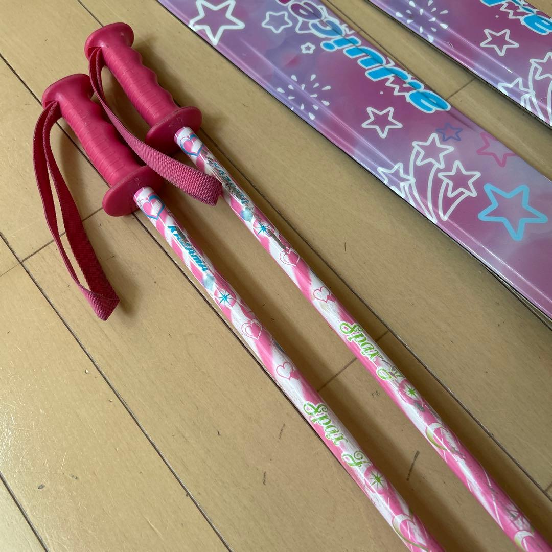 スキーセット　スキー板120センチ　スキーブーツ21センチ　23センチに変更可能