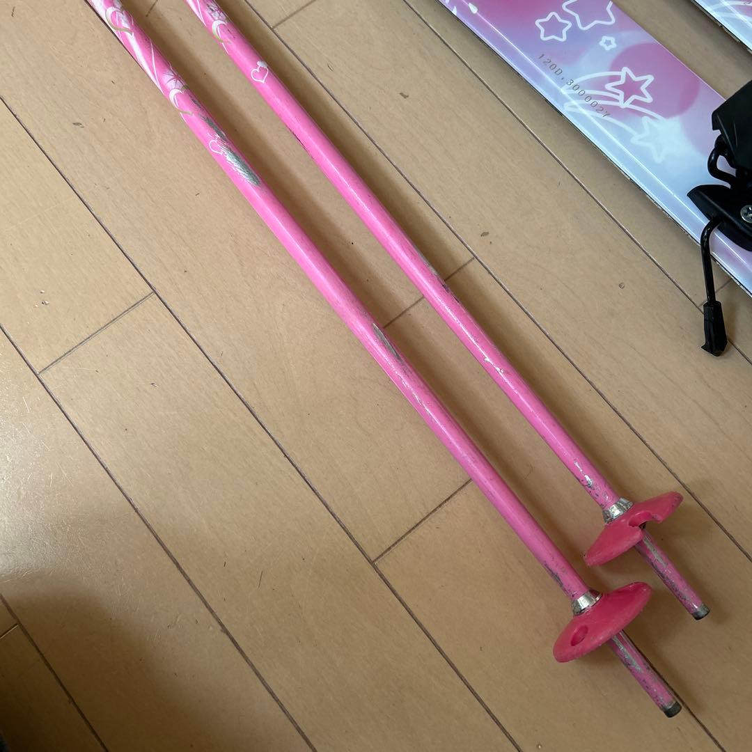 スキーセット　スキー板120センチ　スキーブーツ21センチ　23センチに変更可能