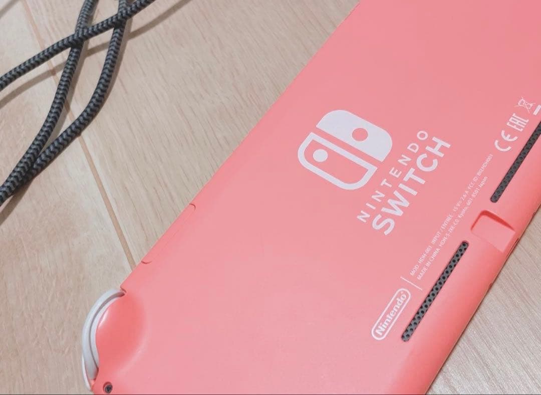 Nintendo Switch Lite ピンク 本体 モンハン付き