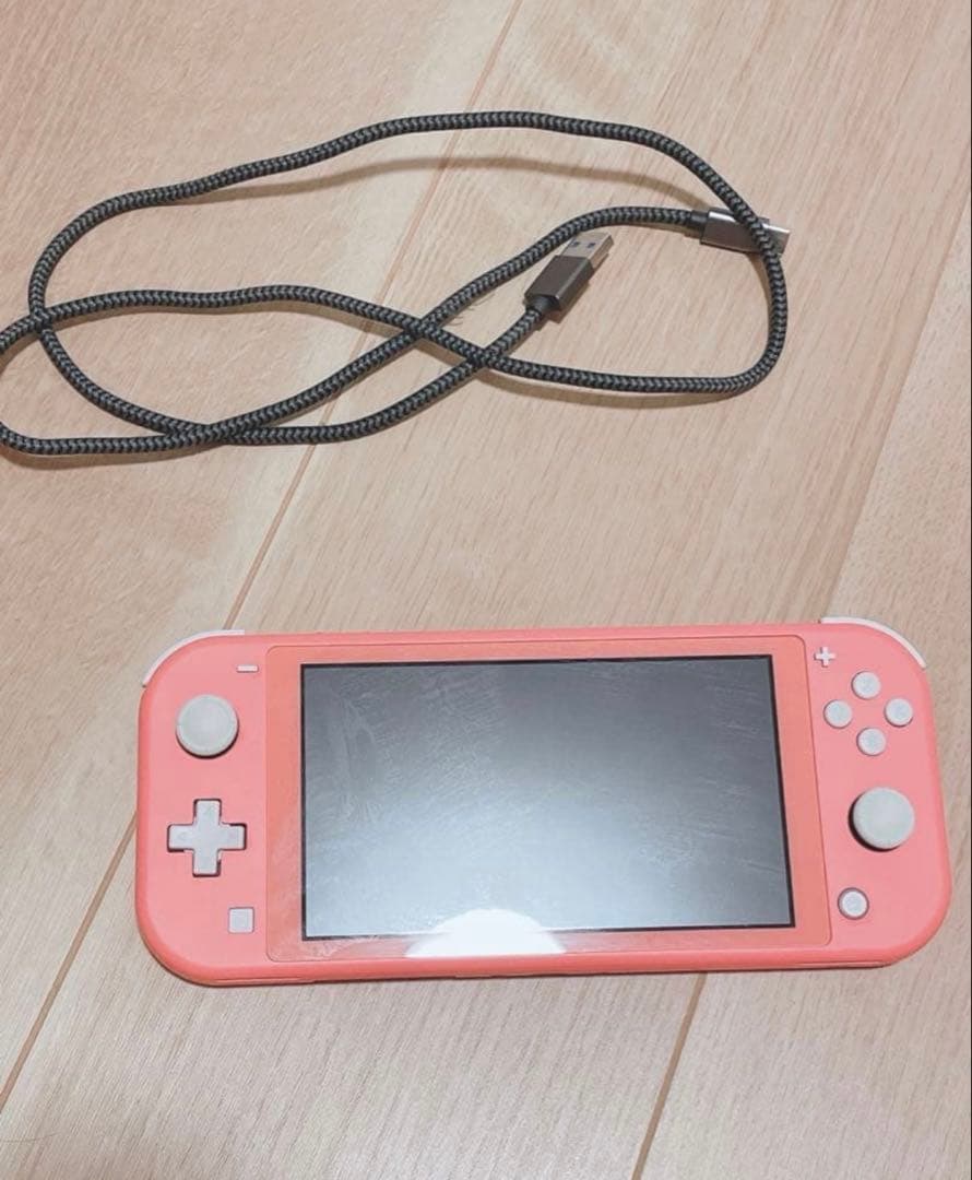 Nintendo Switch Lite ピンク 本体 モンハン付き