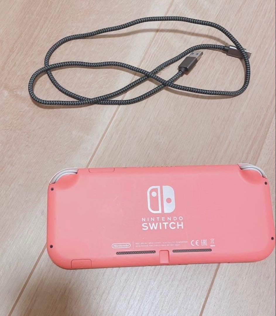 Nintendo Switch Lite ピンク 本体 モンハン付き