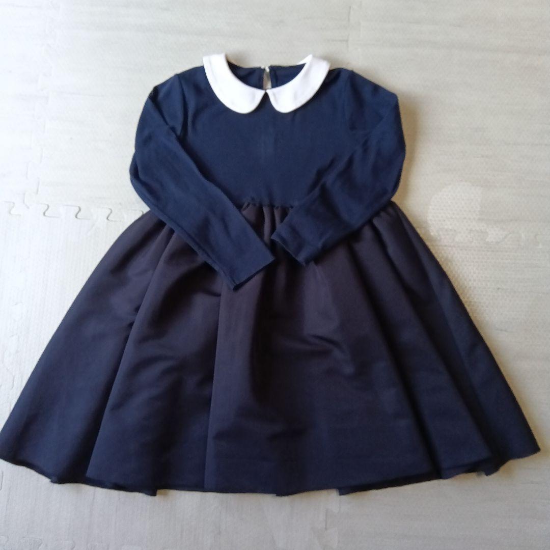 【美品】AMICA・kids 135cmネイビーセレモニーワンピース