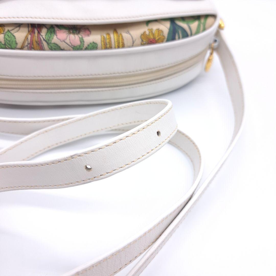 GUCCI グッチ フローラ ショルダーバッグ オールド ビンテージ キャンバス