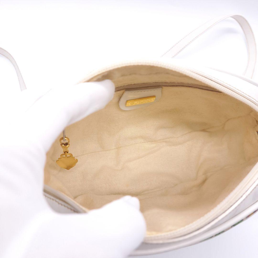 GUCCI グッチ フローラ ショルダーバッグ オールド ビンテージ キャンバス