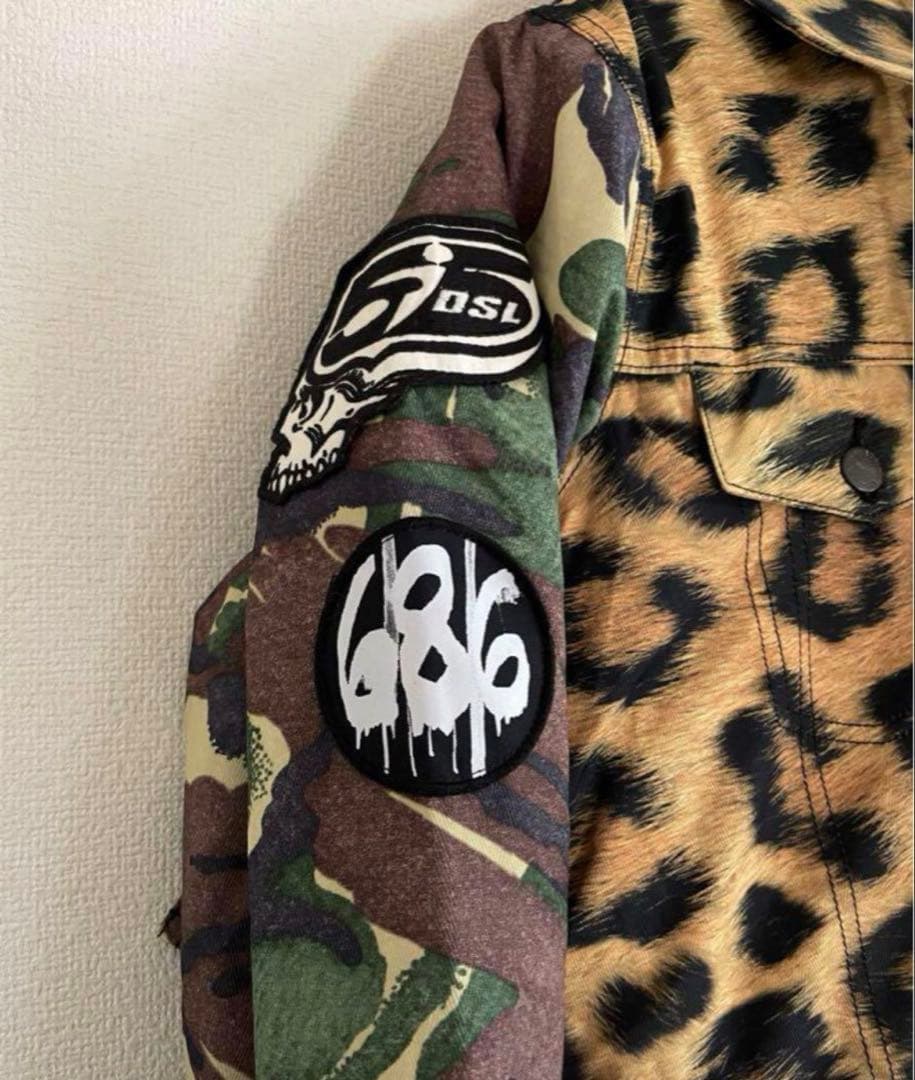 ディーゼル686 DIESEL＆686のコラボ スノーウェア　2点セット