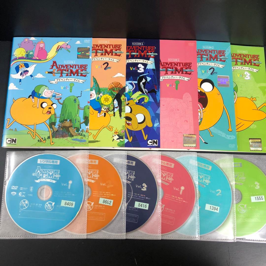 アドベンチャータイム season1~4 レンタルDVD アニメ 全巻