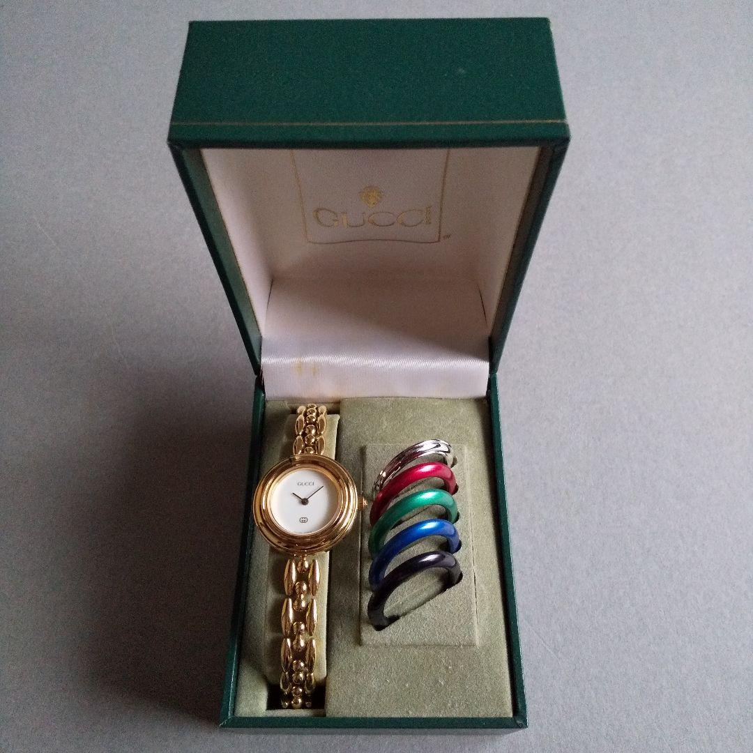 GUCCI グッチ レディース 腕時計 ゴールド チェンジベゼル