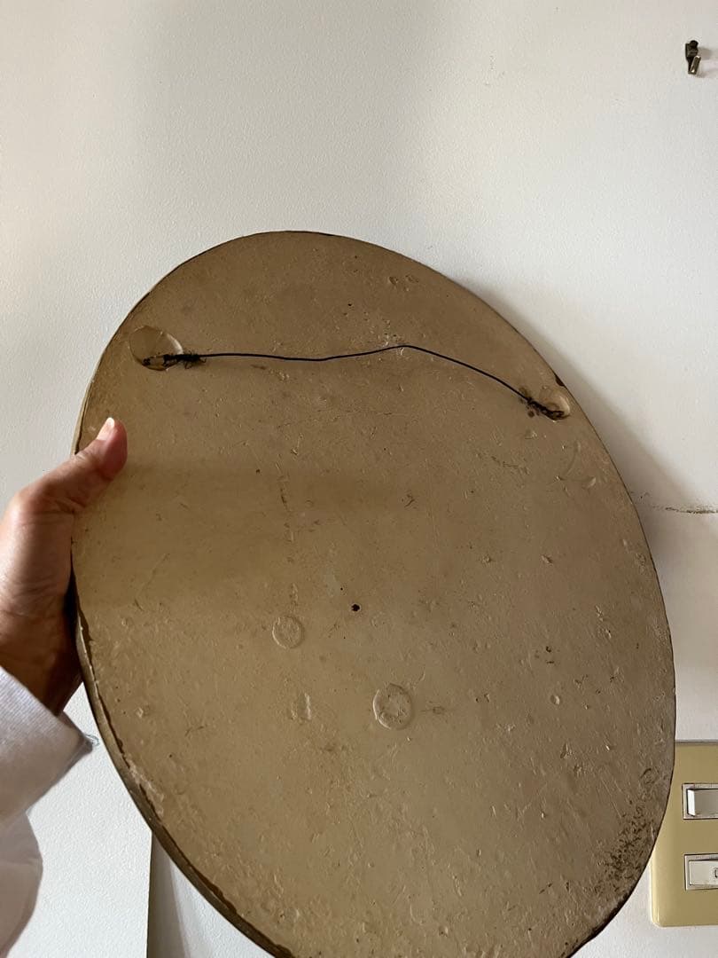 t*m様 アンティーク　ゴールドの女性像　壁掛け装飾