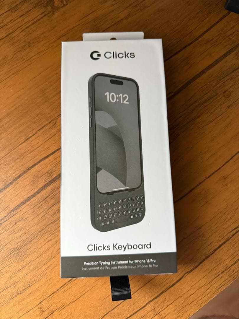 Clicks　iPhone 16 Pro キーボード付き ケース スマホケース