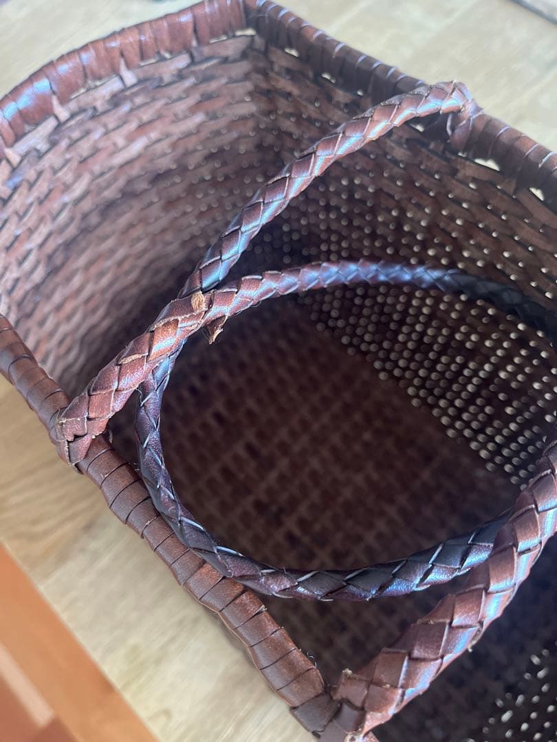 DRAGON DIFFUSION ドラゴンレザー　かごバッグ